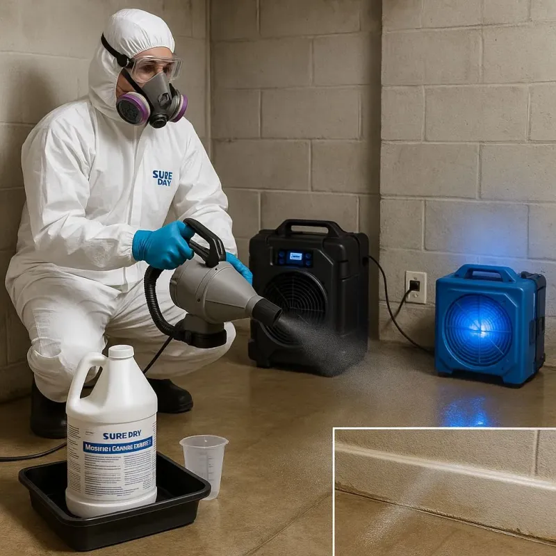 Sanitization and Odor Removal process in Albemarle, NC